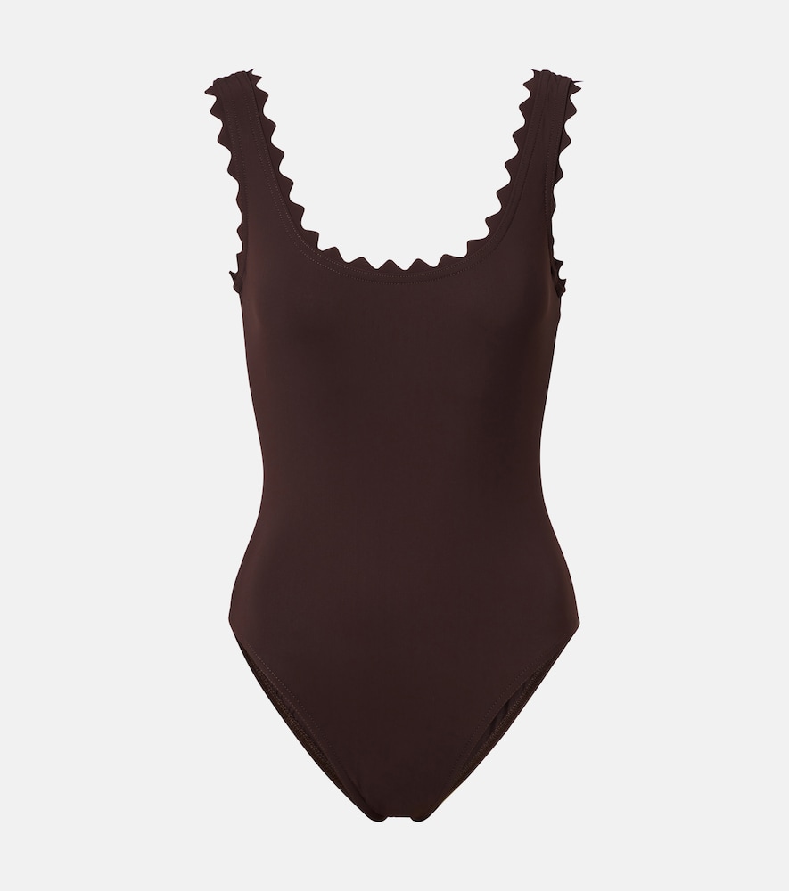 Karla Colletto Scalloped swimsuit
