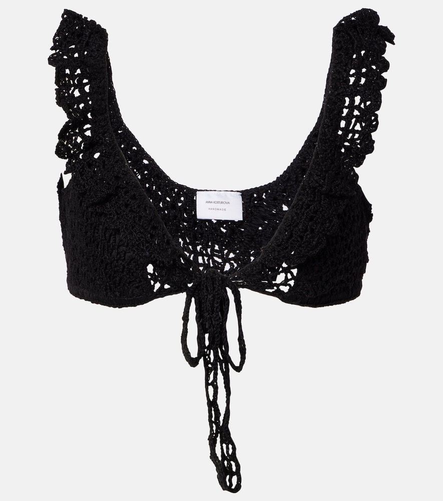 Anna Kosturova Crochet crop top