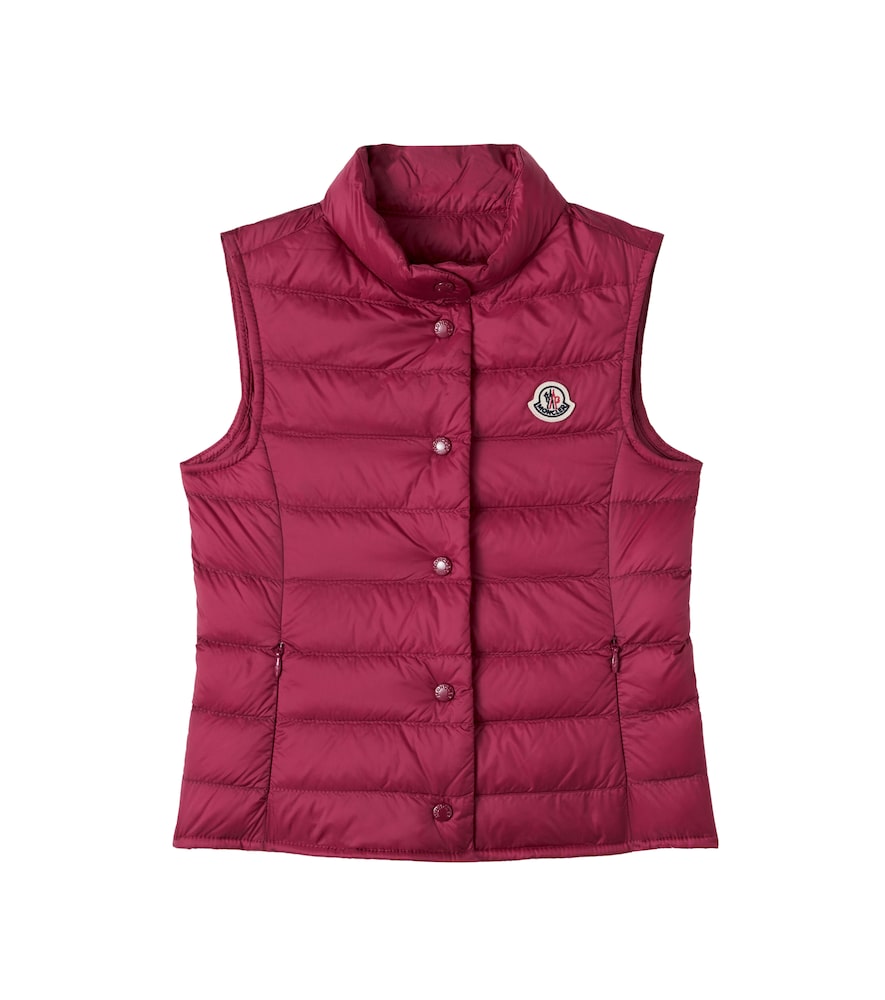 Moncler Enfant Burgundy Liane Down Vest Y Size 6 - Mytheresa