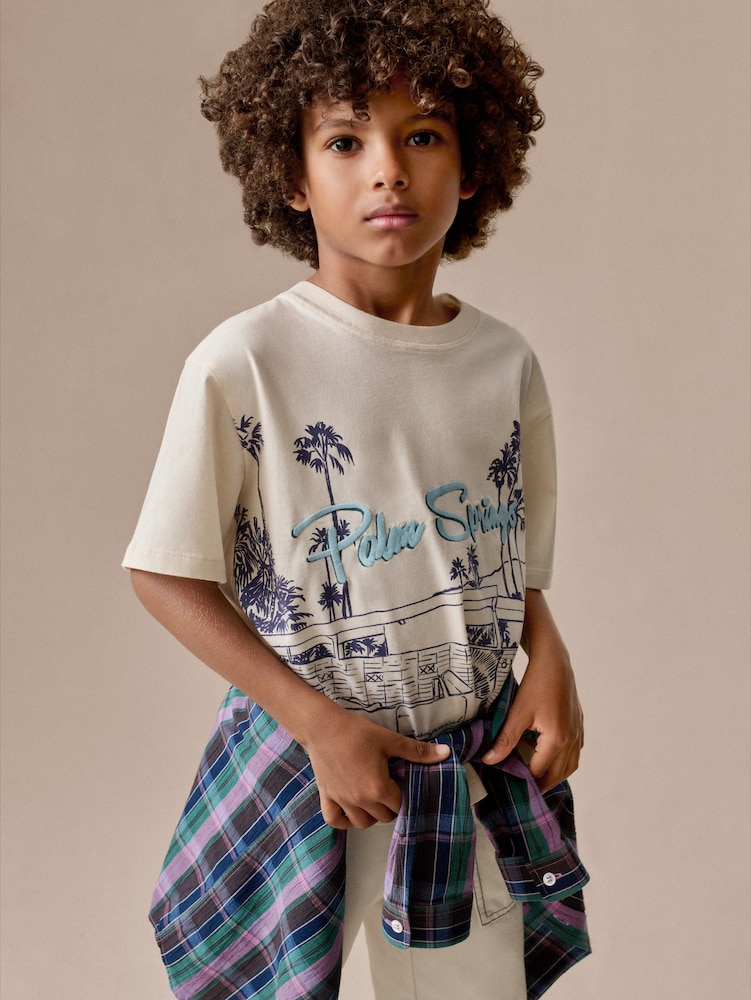  Bonpoint Bonpoint T-shirt Eidan palm springs Aus Baumwolle 