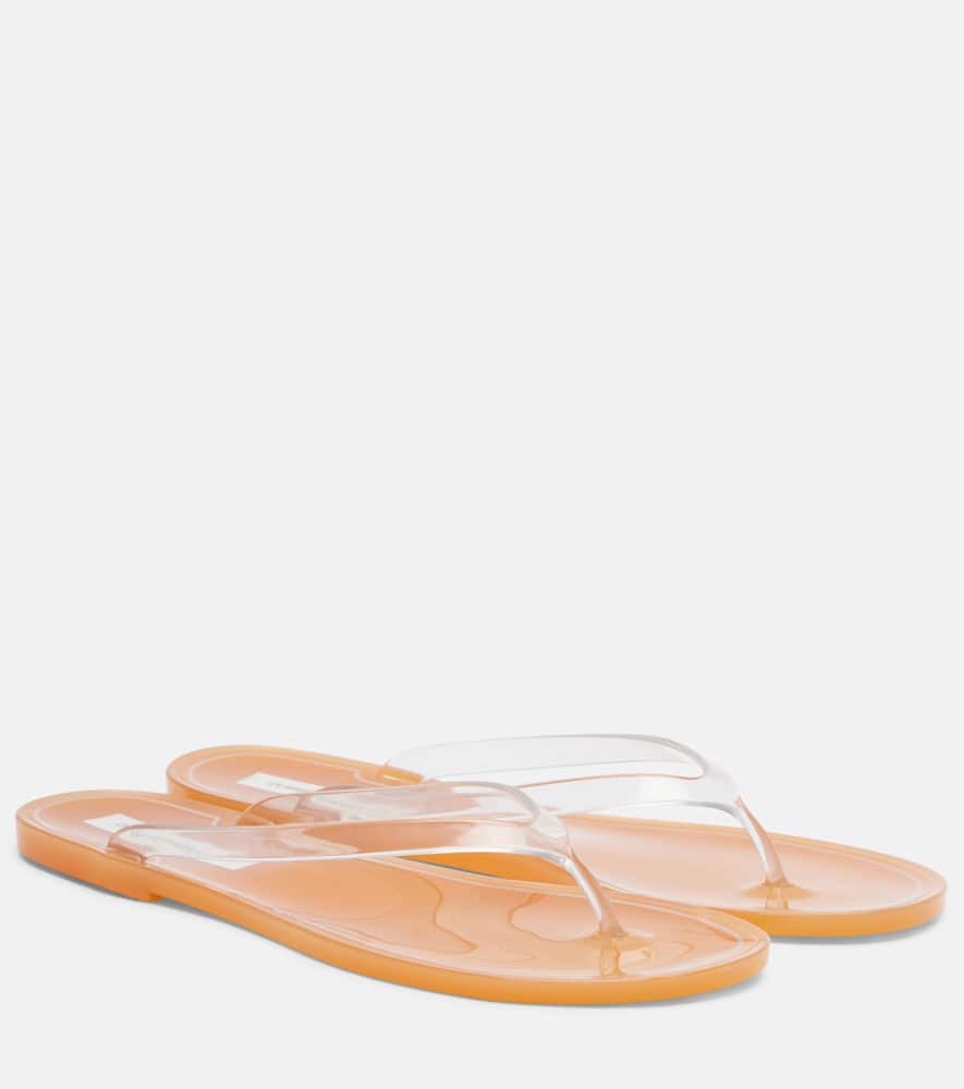 Christopher Esber Jo Pvc Flip Flops In Orange
