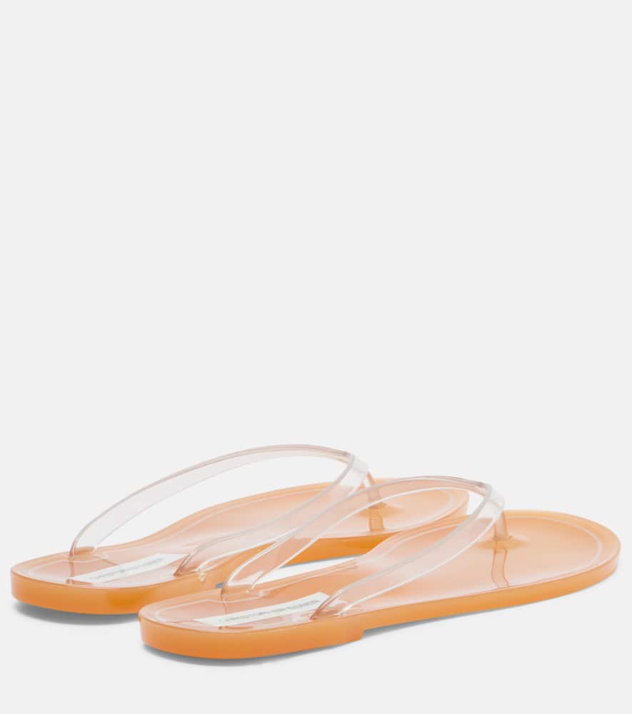 Christopher Esber Jo Pvc Flip Flops In Orange