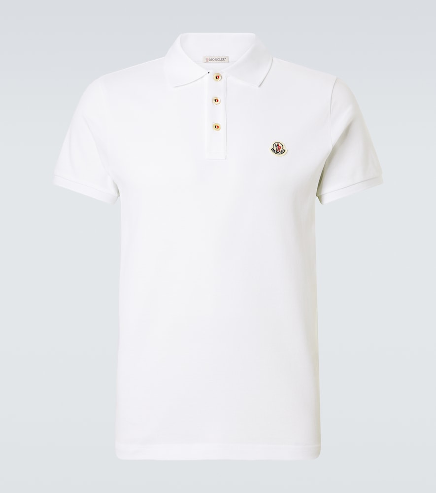 Moncler Uomo Polo In Piqu矇 Di Cotone Bianco It Taglia 48- Mytheresa