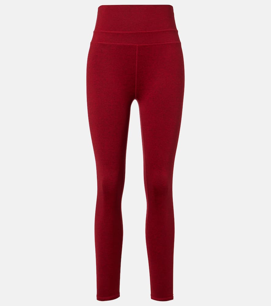 Varley Always Warm Jersey Leggings In Burgundy