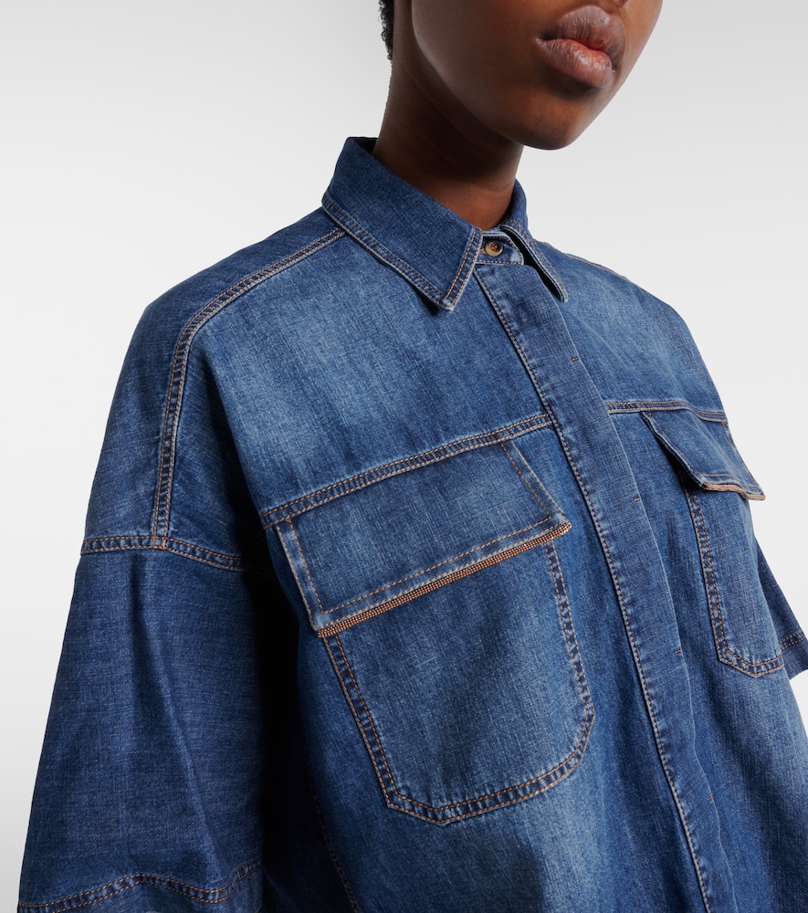  Brunello Cucinelli Brunello Cucinelli Denim Top 