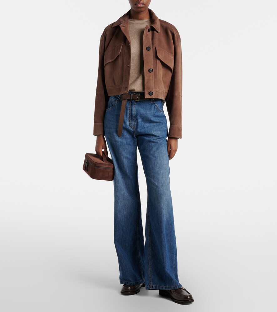  Brunello Cucinelli Brunello Cucinelli T-shirt Aus Einem Kaschmirgemisch 