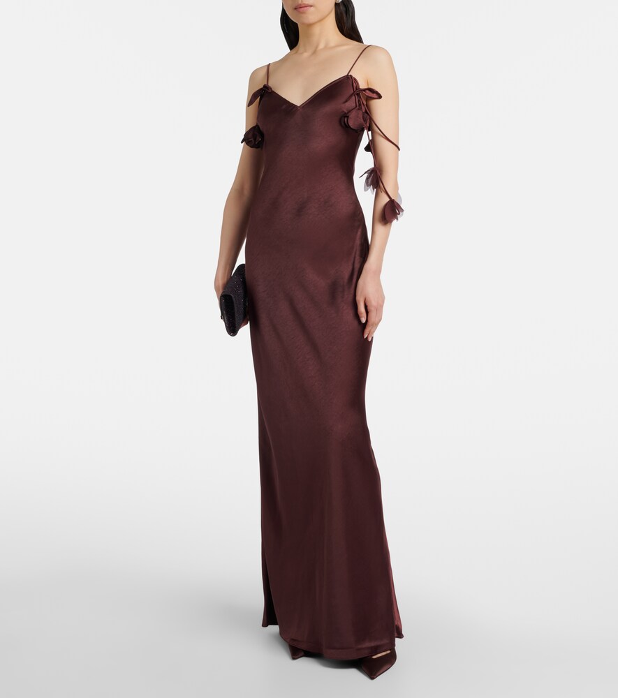  Self-portrait Self-portrait Verzierte Robe Aus Satin 