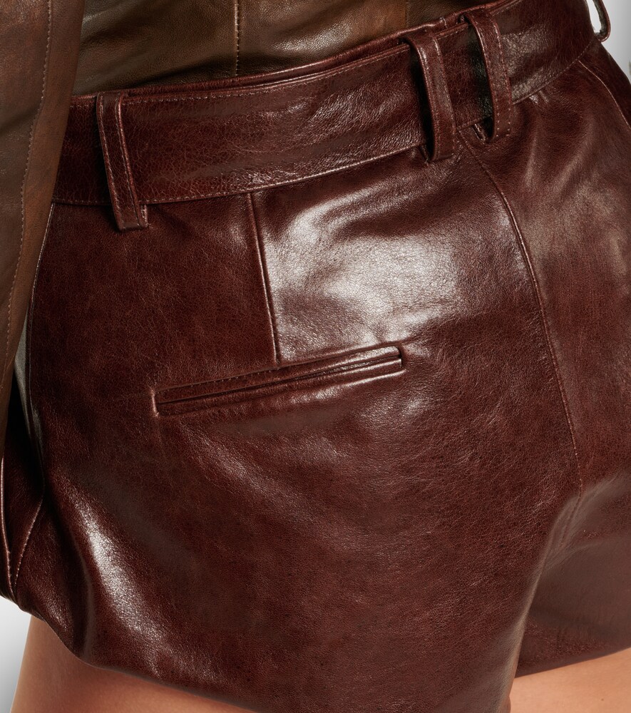  Magda Butrym Magda Butrym Shorts Aus Leder 