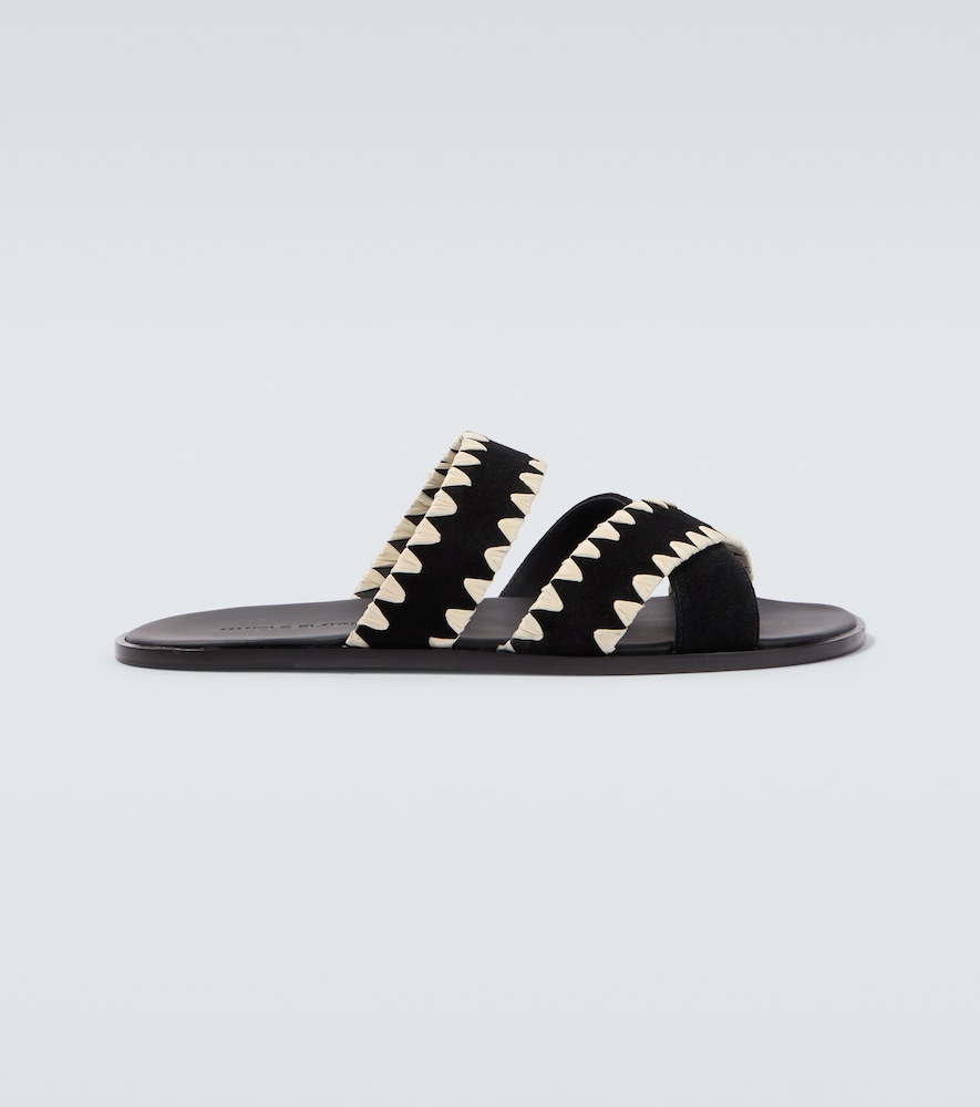 Manolo Blahnik Manolo Blahnik Nello suede sandals　Manolo Blahnik スエードサンダル