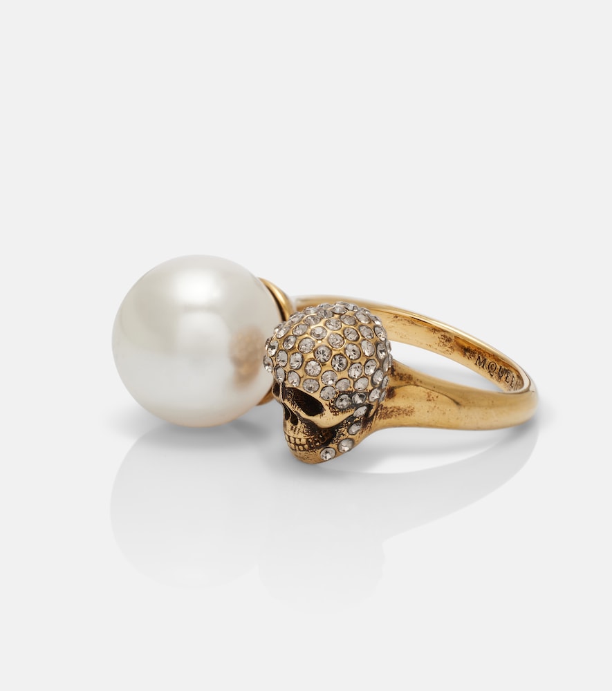  Mcqueen Mcqueen Skull Embellished Ring 