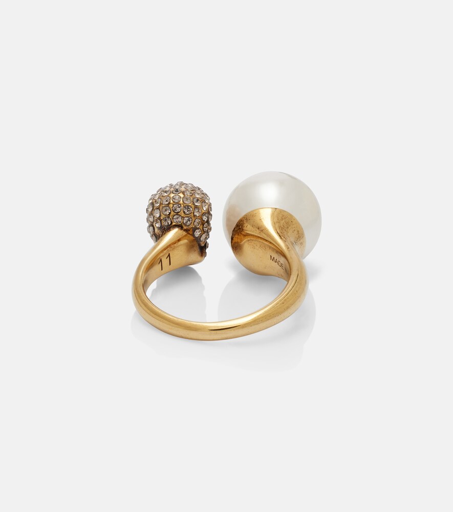  Mcqueen Mcqueen Skull Embellished Ring 