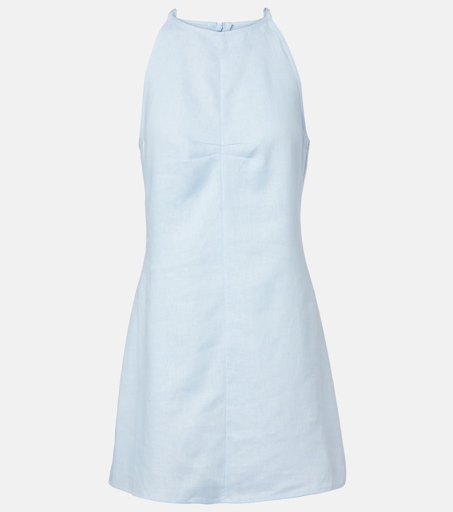 Asceno Antigua linen minidress