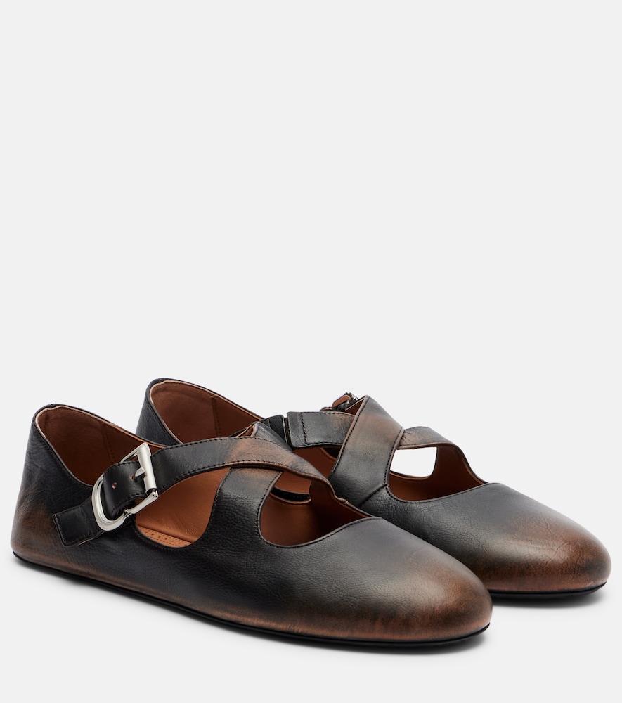 Alaia Alaïa Leather ballet flats