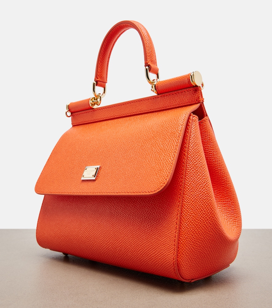  Dolce&gabbana Dolce&gabbana Henkeltasche Sicily Small Aus Leder 