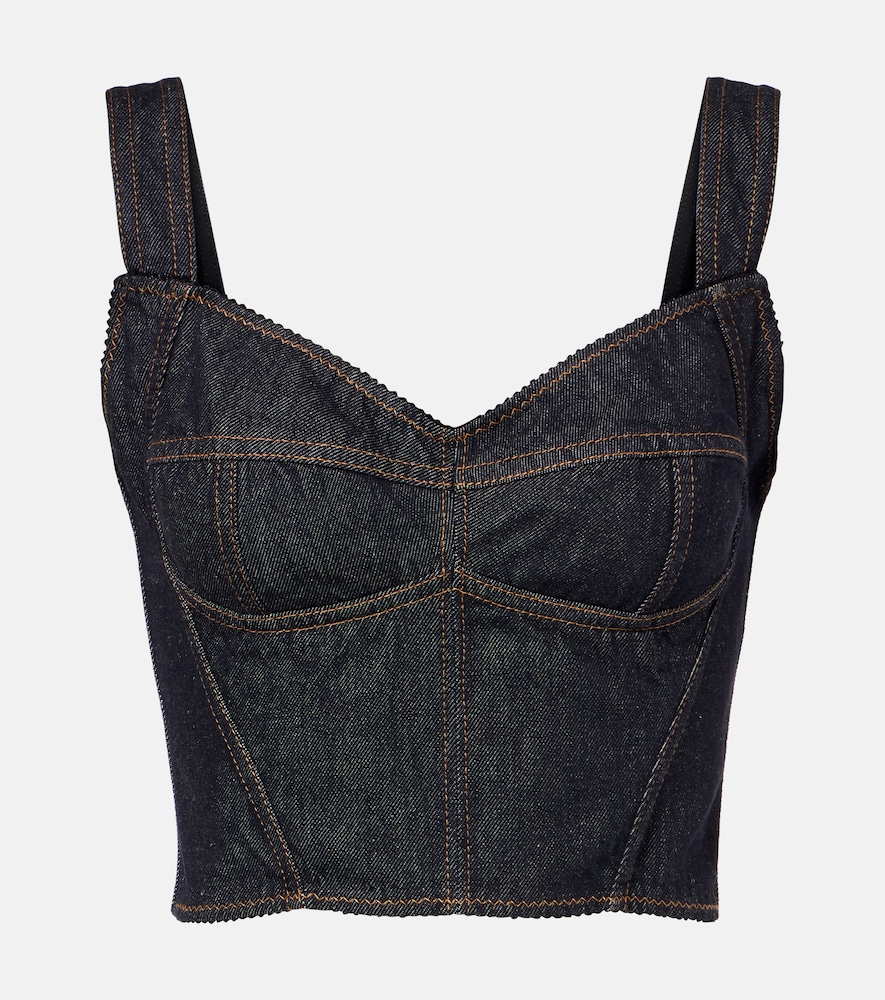 Dolce&Gabbana Denim Bustier