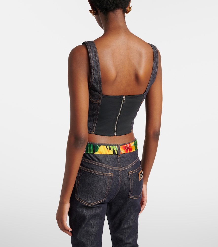  Dolce&gabbana Dolce&gabbana Denim Bustier 