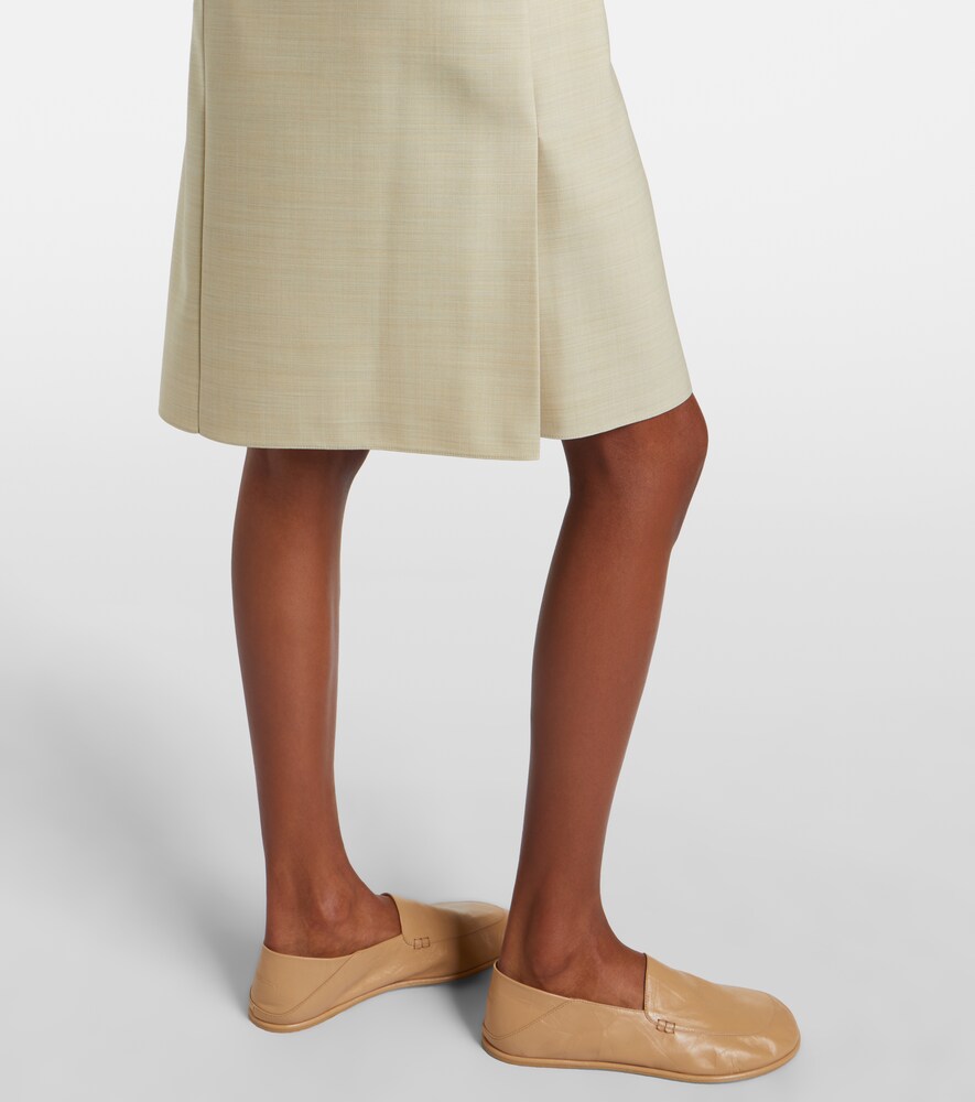 Collection Lunas Wool Midi Skirt