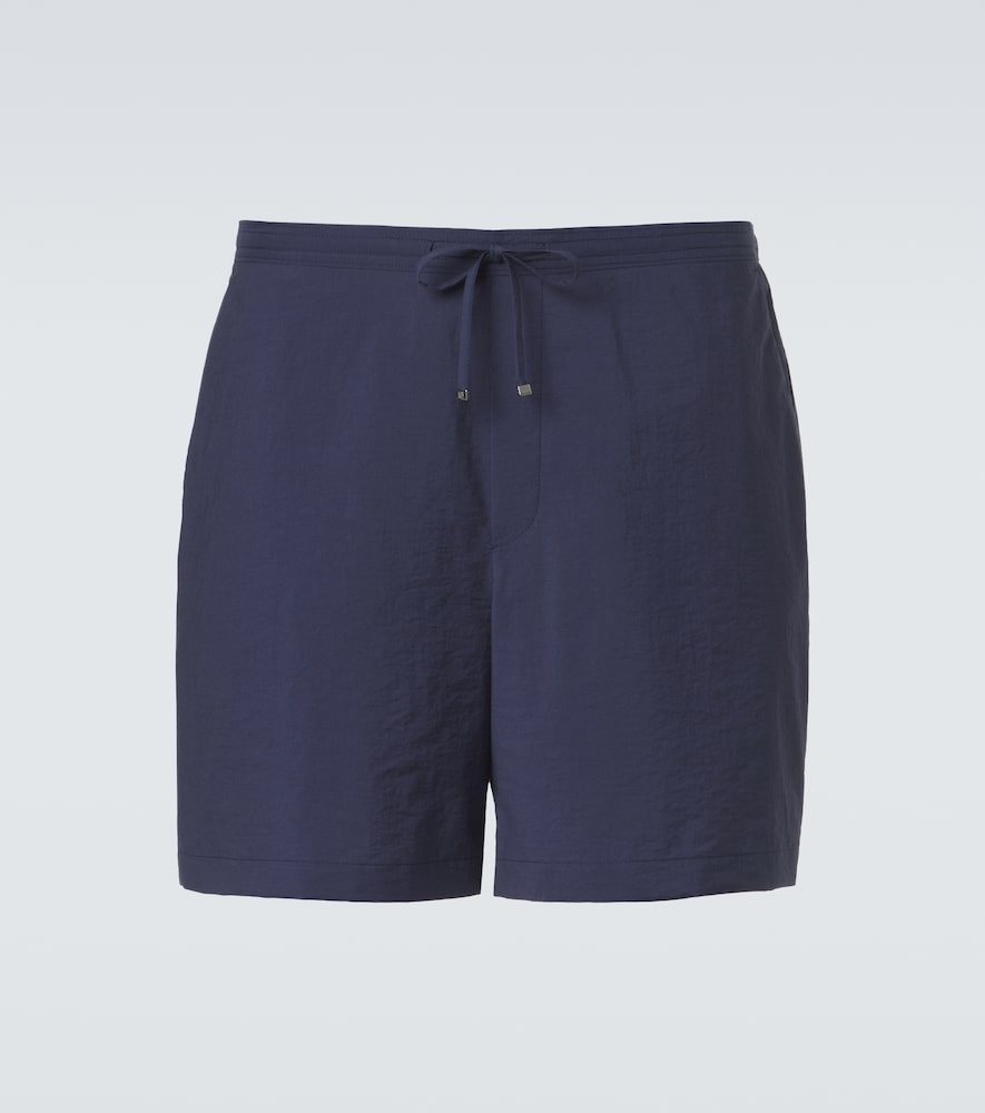 Loewe Paula's Ibiza cotton-blend poplin shorts