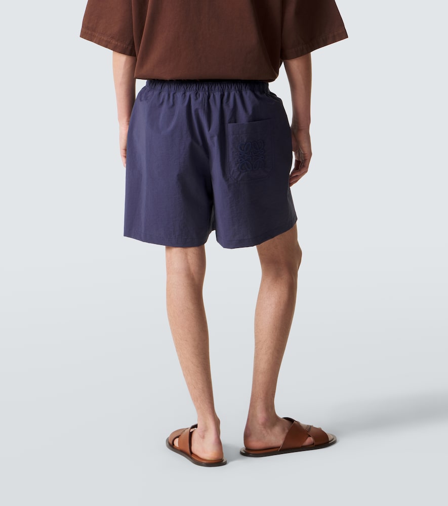  Loewe Loewe Paula's Ibiza Cotton-blend Poplin Shorts 