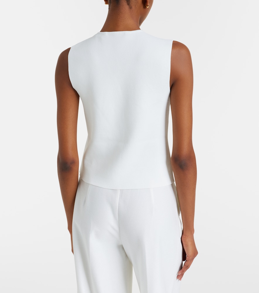  Max Mara Max Mara Knitted Crepe Vest 