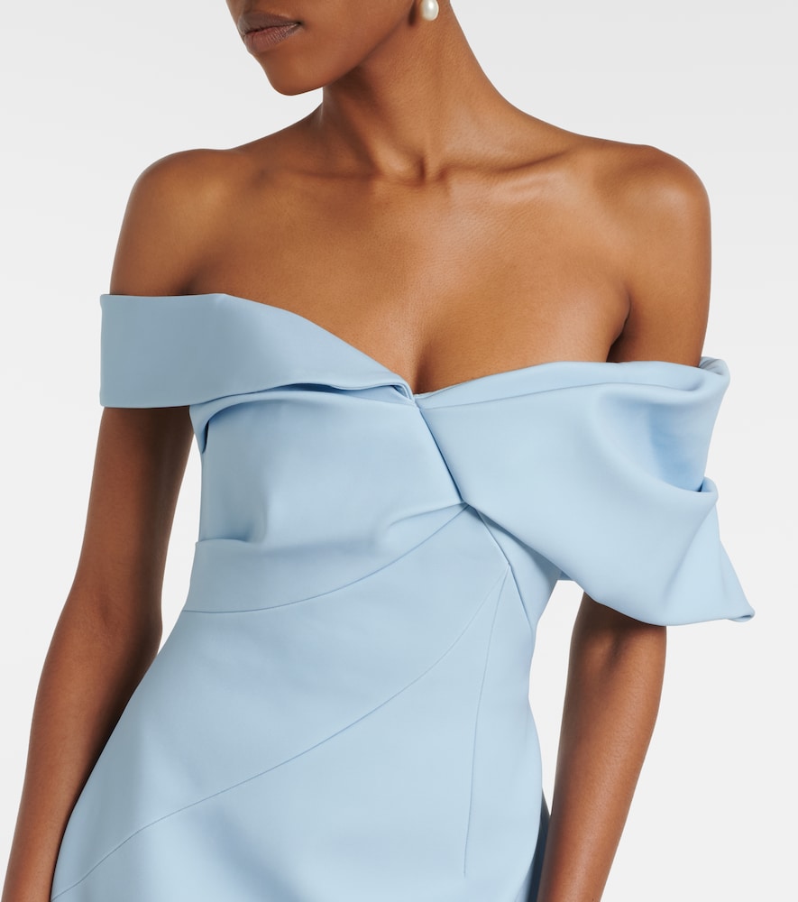  Rachel Gilbert Rachel Gilbert Off-shoulder-robe Maddie Aus Crêpe 