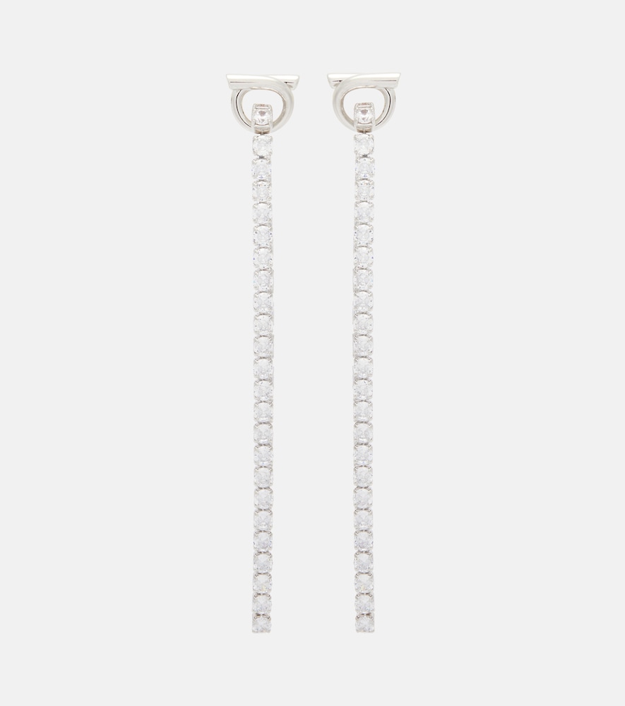 Ferragamo Embellished drop earrings
