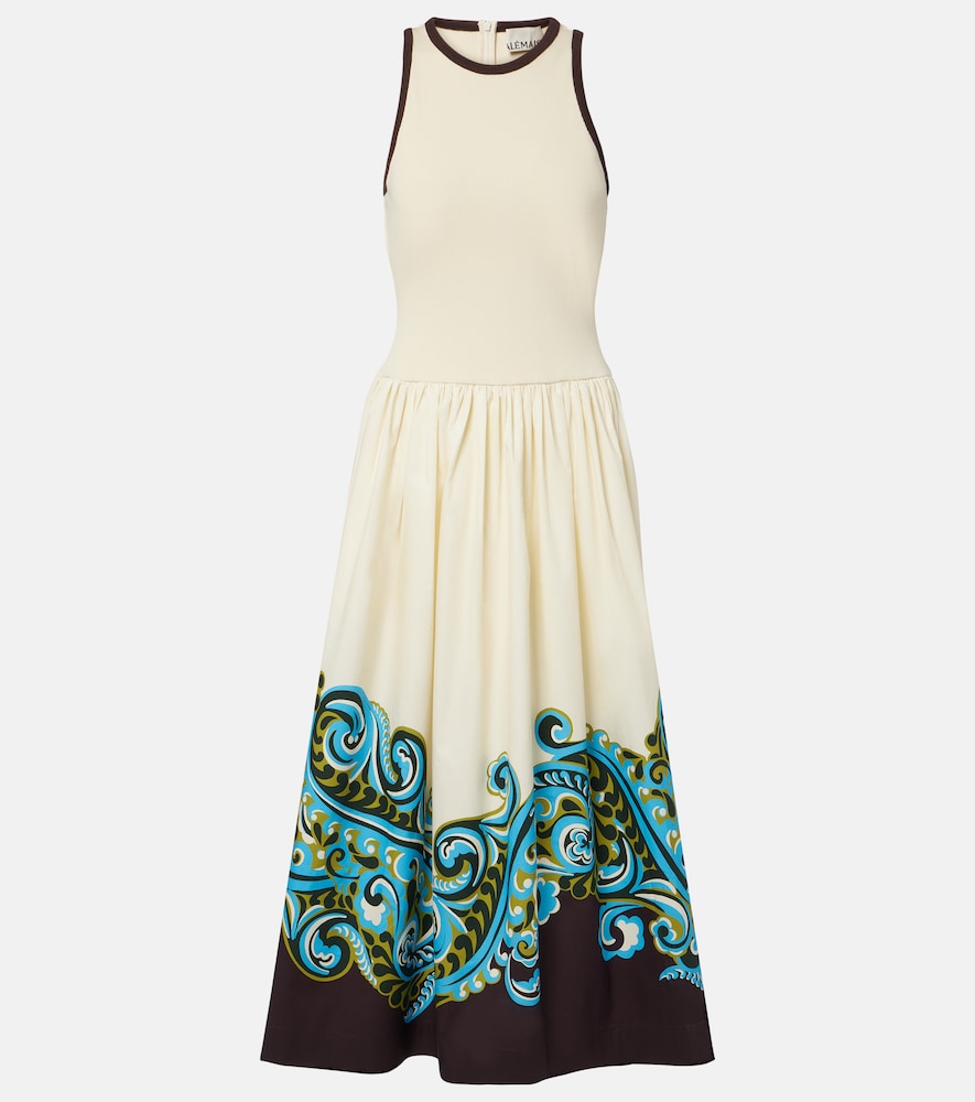 Alemais Alémais Natalia printed cotton midi dress