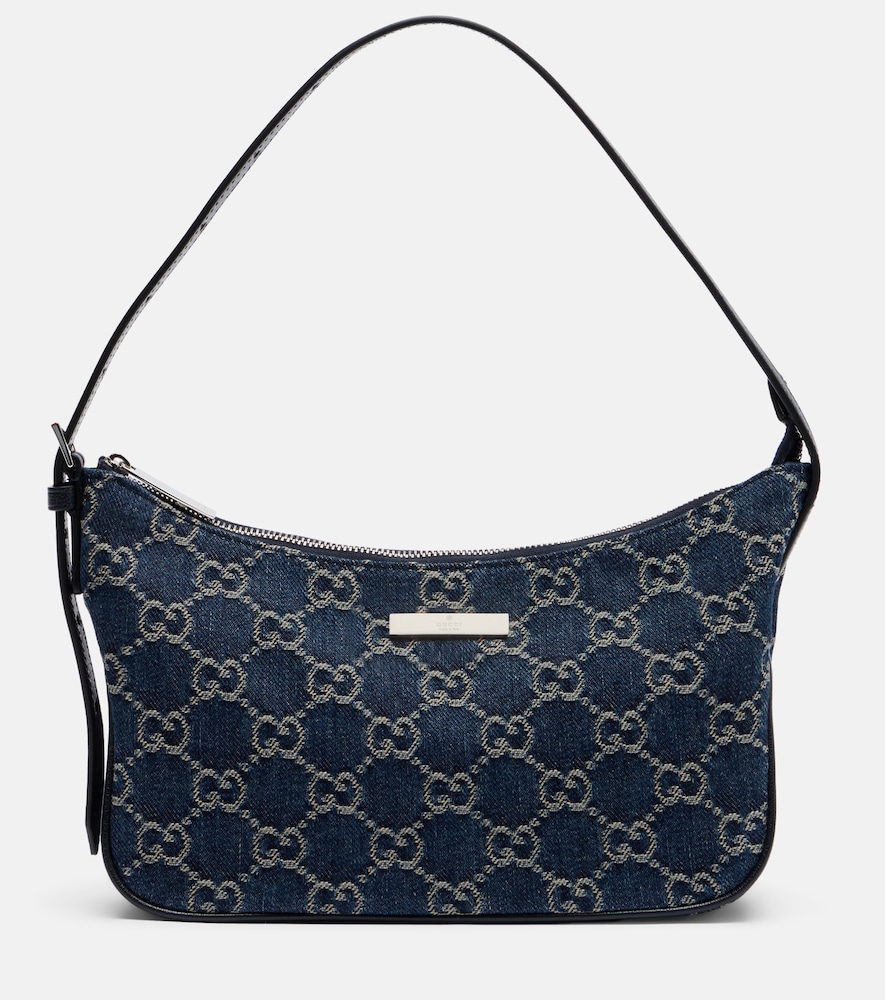 Gucci Lady Lunetta GG Small denim shoulder bag | Thumbnail 7