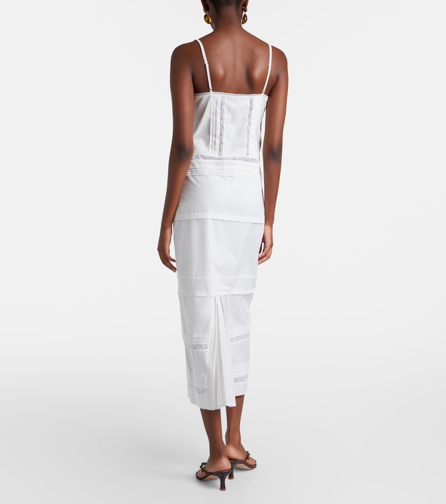 Staud Corinna embroidered cotton voile midi dress | Thumbnail 2 Staud Corinna embroidered cotton voile midi dress | Thumbnail 2