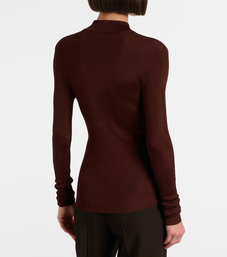 Ribbed-Knit Sweater