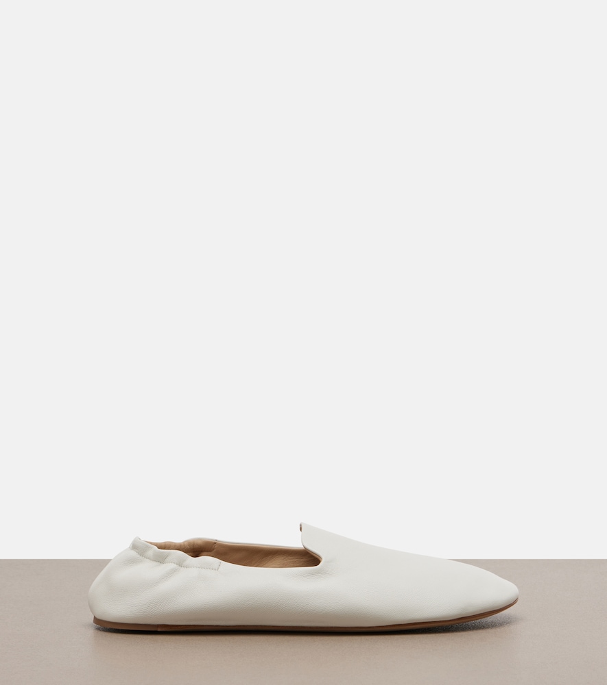  The Row The Row Casa Leather Slippers 