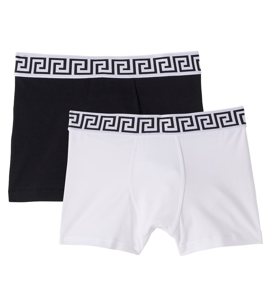 Set di 2 slip in jersey di misto cotone