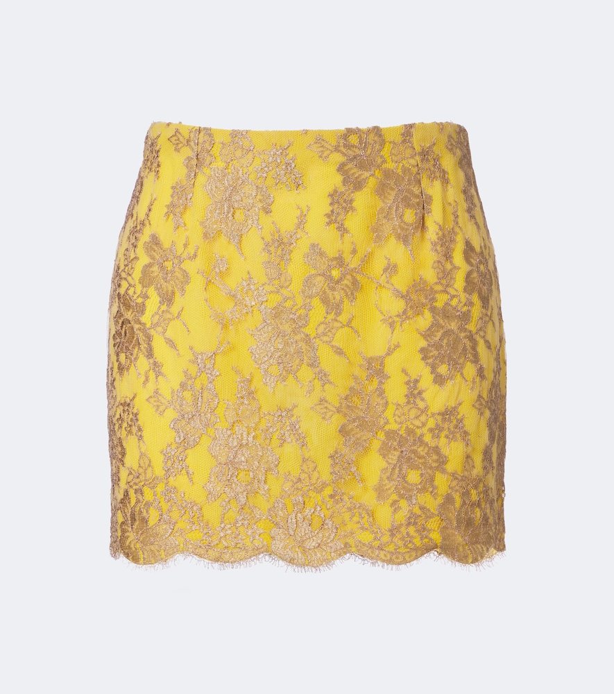 Saint Laurent Mini-jupe en dentelle fleurs 2000 €