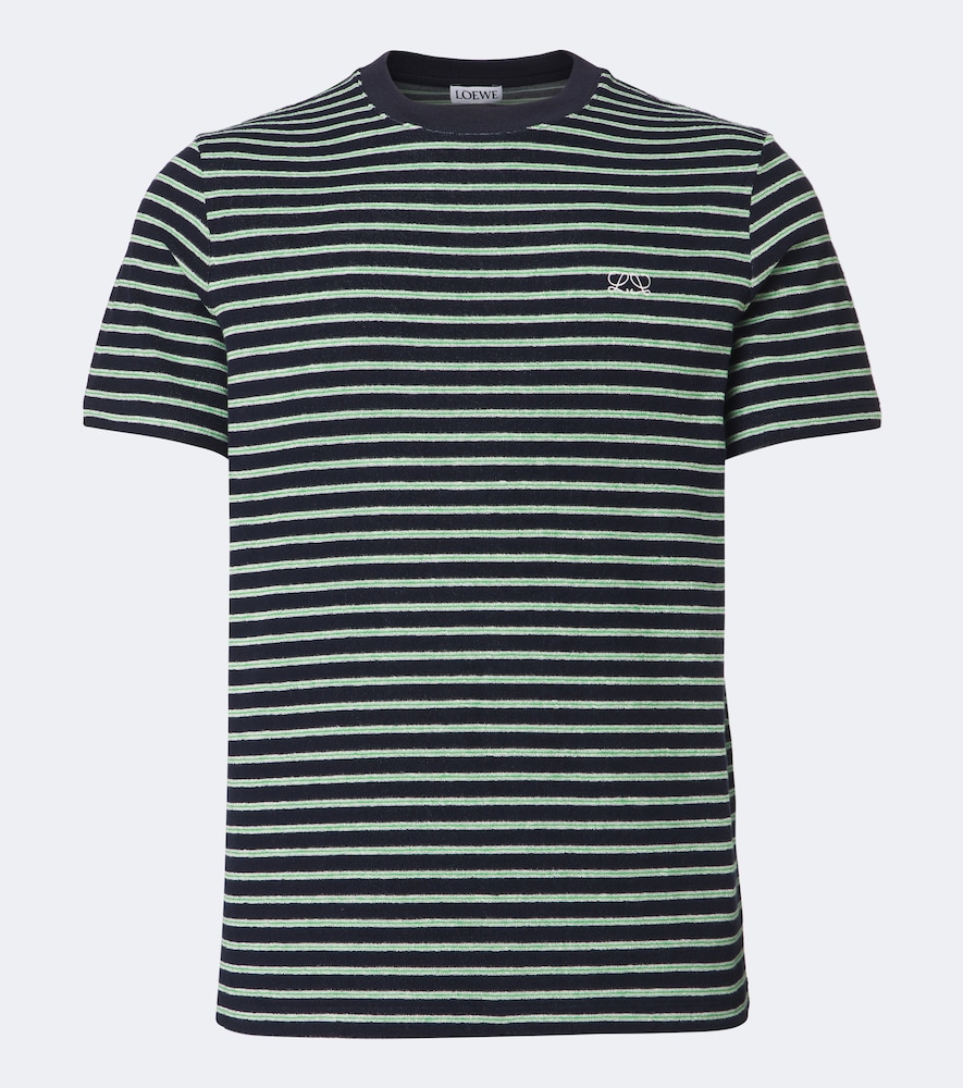 T-shirt Double L in spugna di misto cotone