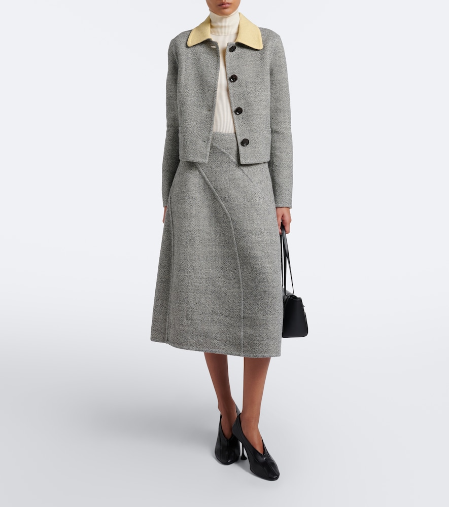 Gaella Wool-Blend Midi