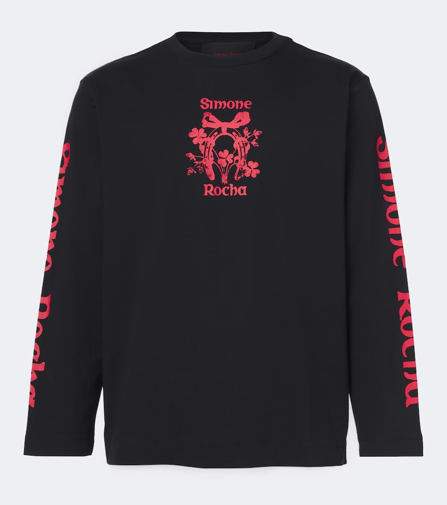 Simone Rocha T-shirt en coton imprim 240 €