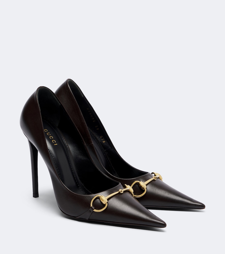 Pumps Donna Horsebit aus Leder