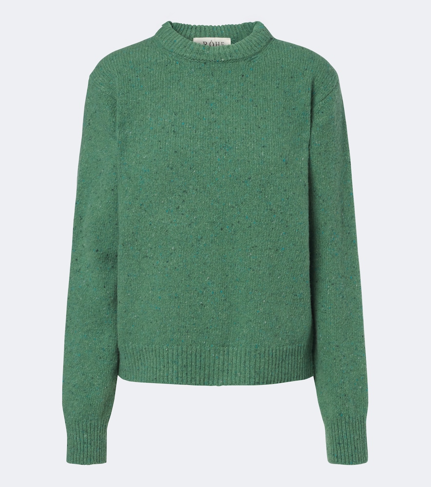 Róhe Wool-Blend Mouliné Sweater