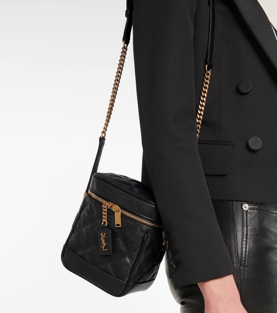 SAINT LAURENT QUILTED LEATHER CROSSBODY BAG,P00533643