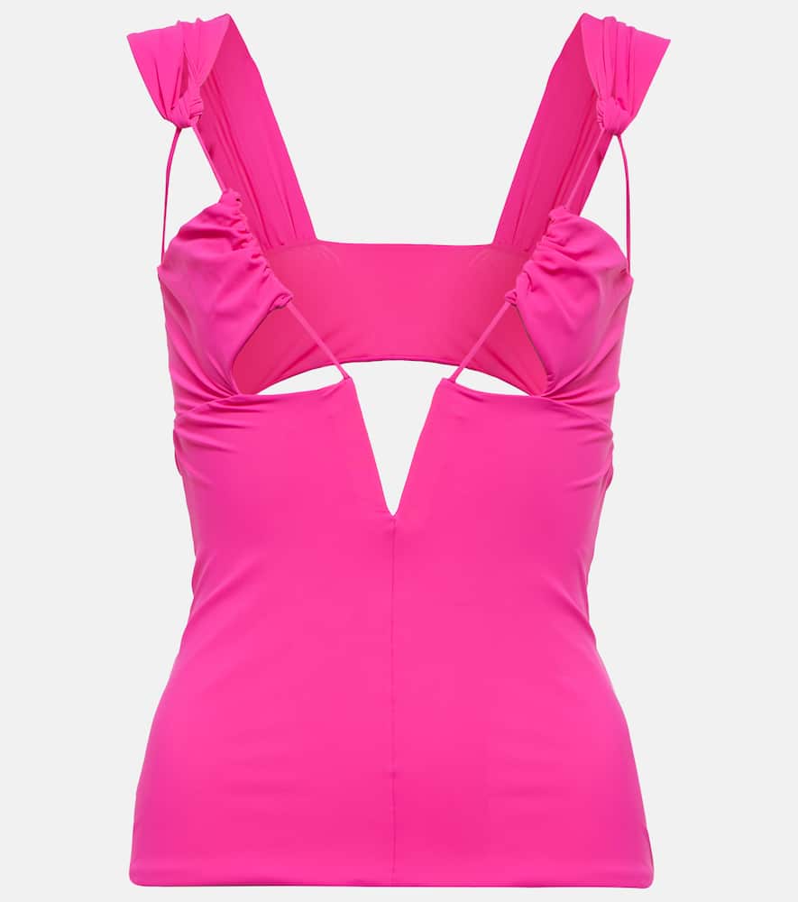 Nensi Dojaka Cutout jersey top