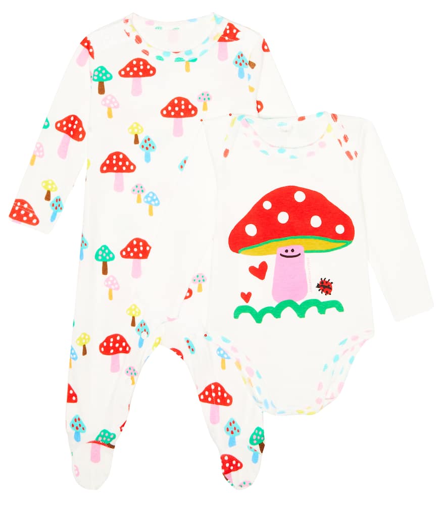 Stella McCartney Kids Baby cotton bodysuit and onesie set