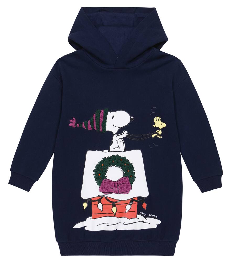 Marc Jacobs Kids Hooded cotton dress