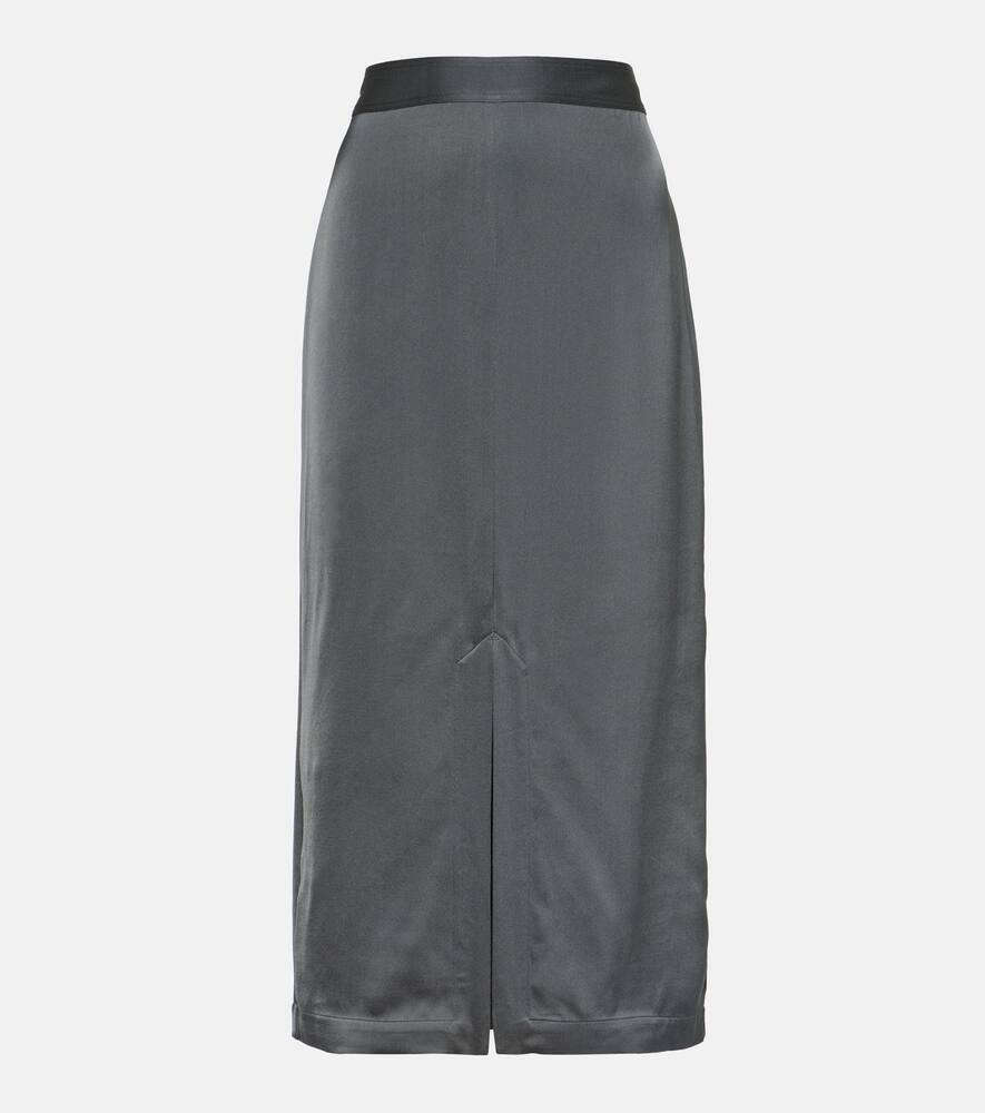 Toteme Satin midi skirt