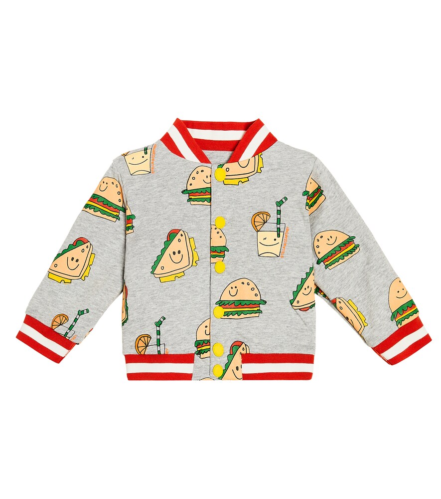  Stella Mccartney Kids Stella Mccartney Kids Collegejacke Aus Baumwoll-jersey 