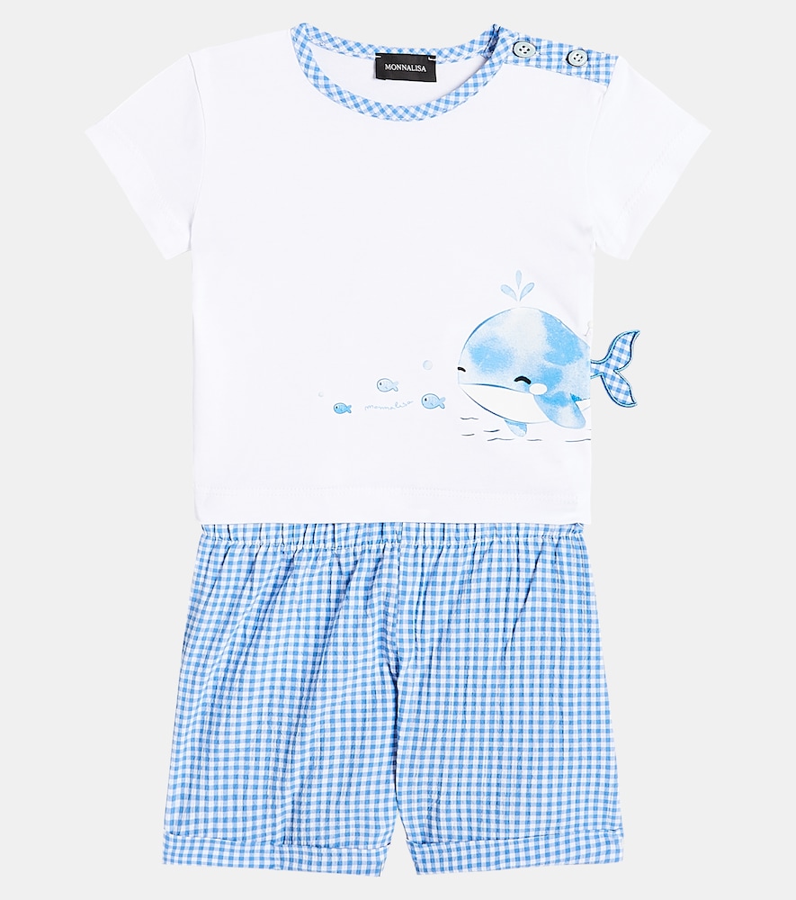  Monnalisa Monnalisa Baby Set Aus T-shirt Und Shorts 