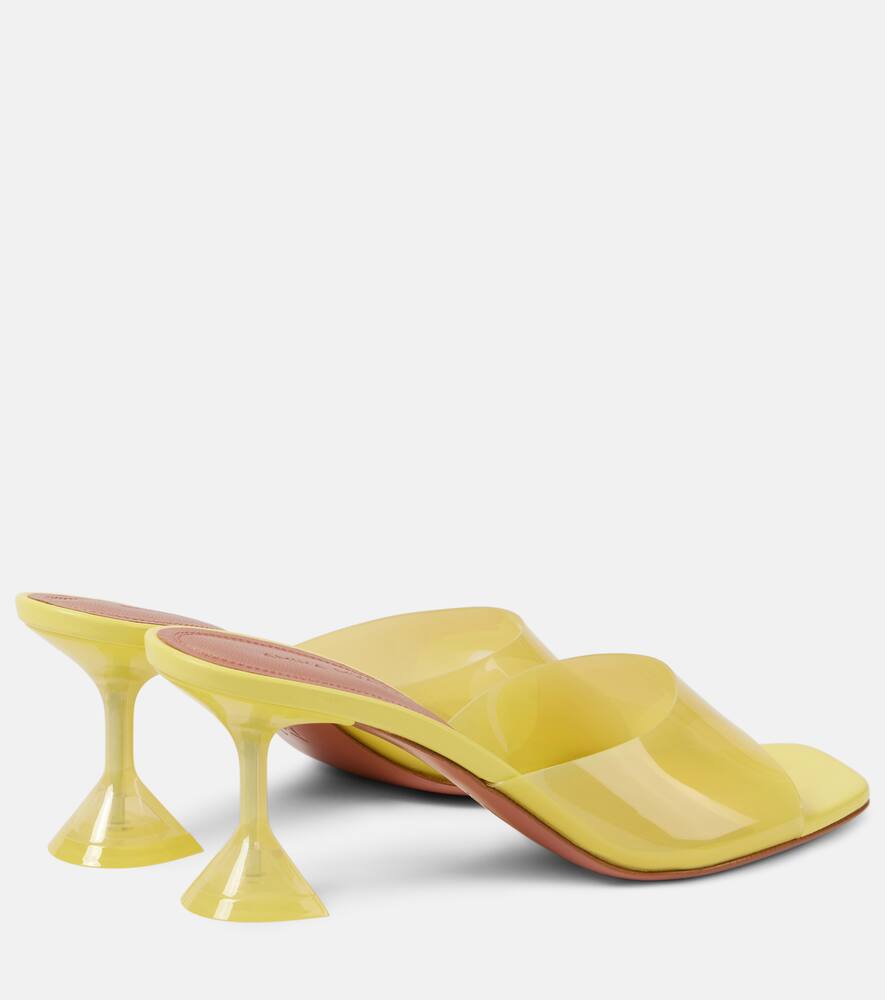 AMINA MUADDI LUPITA GLASS 70 PVC MULES