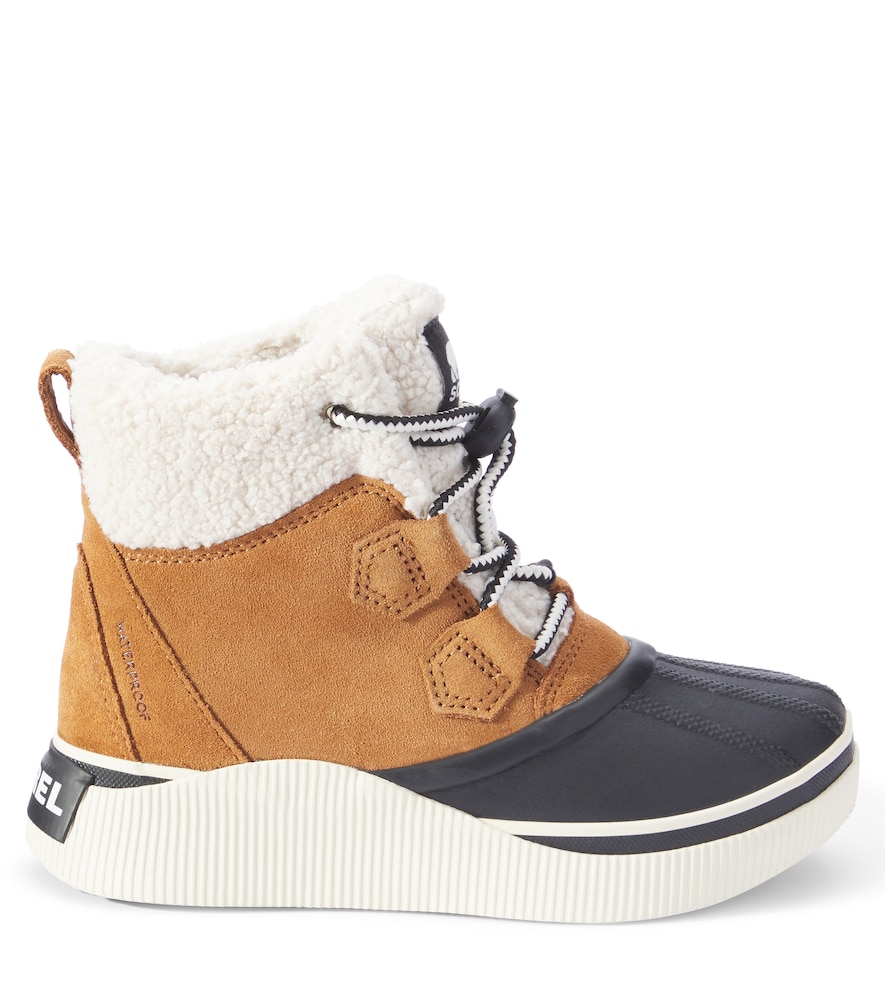  Sorel Kids Sorel Kids Out N About Iv Chillz Leather Snow Boots 