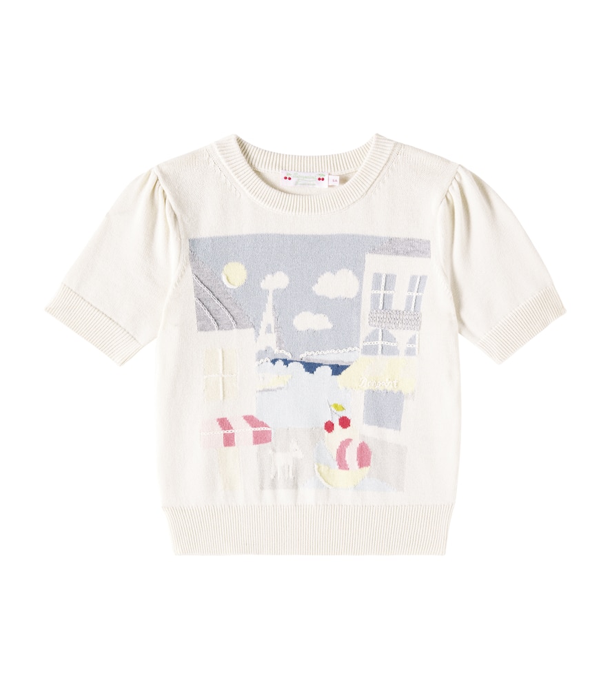 BONPOINT ELVIRA JACQUARD COTTON SWEATER