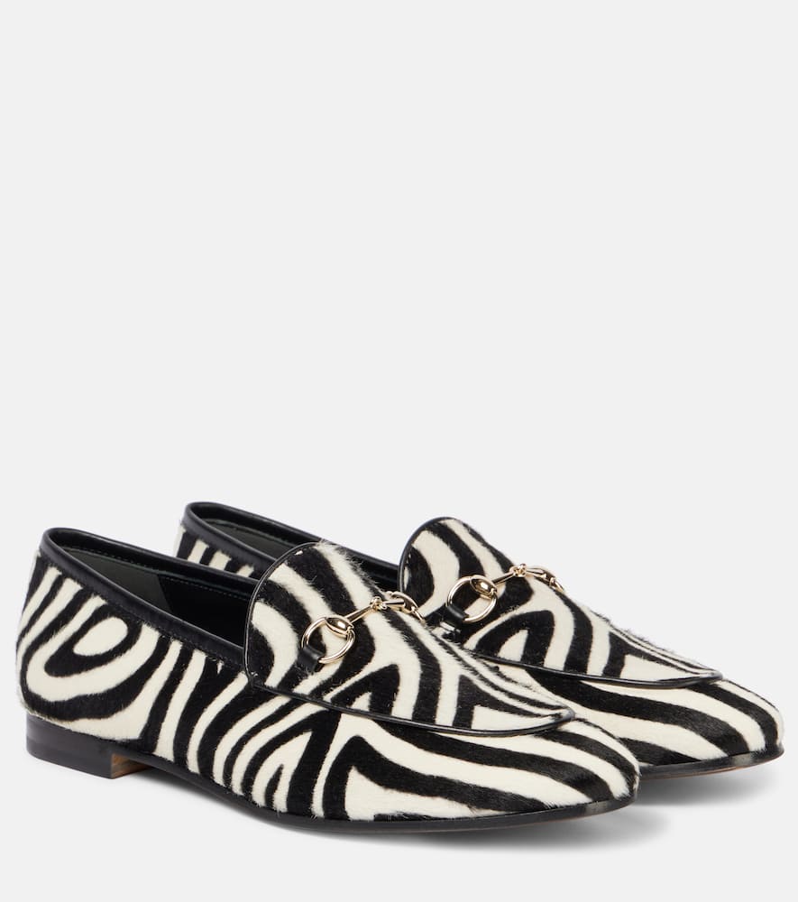 Jordaan Horsebit calf hair loafers