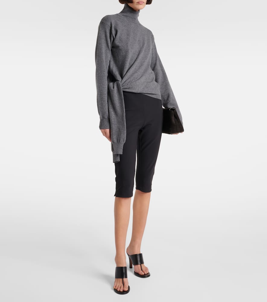 Rohe Wool And Cashmere-blend Turtleneck Sweater In Grey